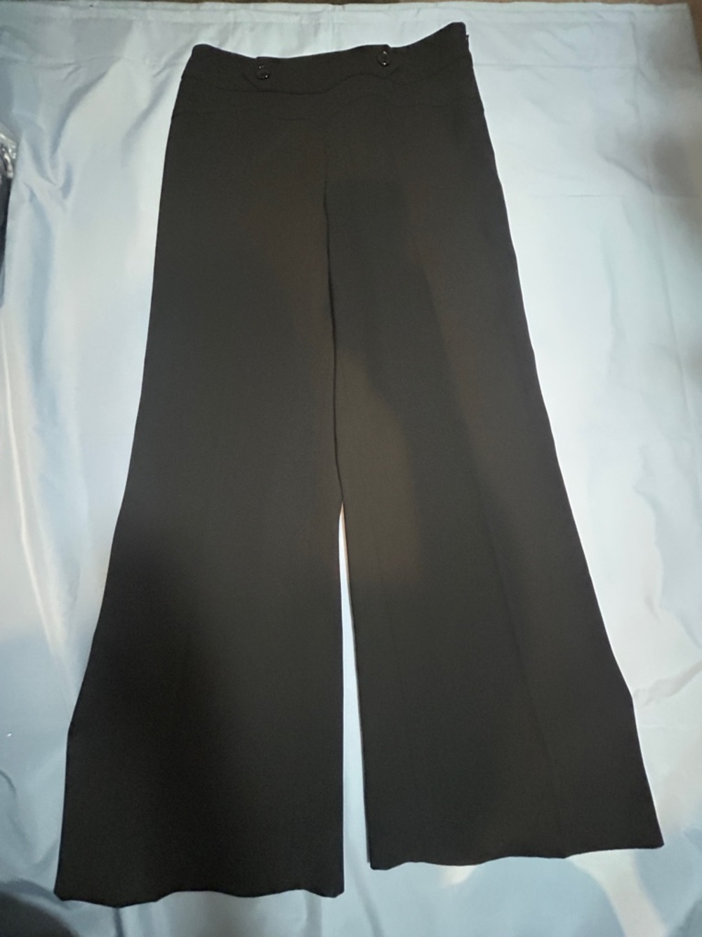 Classic Black Wide-Leg Women's Pants